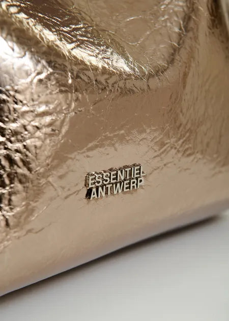 Essentiel Antwerp - Jatalia Gold Glossy Shopper Bag