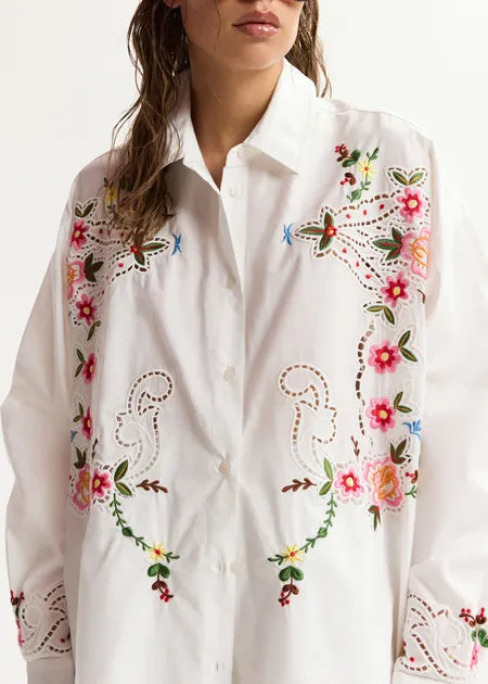 Essentiel Antwerp - Jayme Oversized Embroidered Shirt