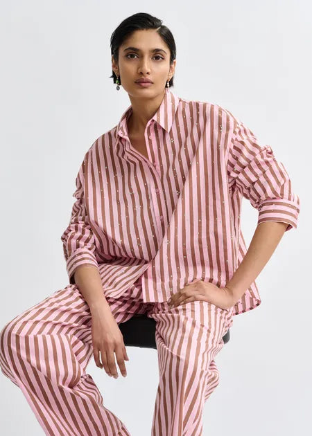Essentiel Antwerp - Jelief Striped Cotton Shirt