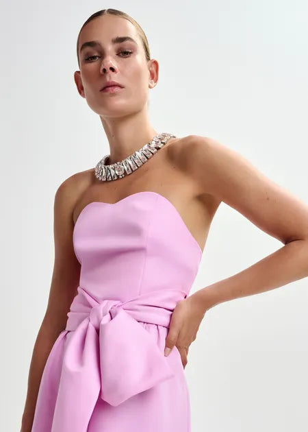 Essentiel Antwerp - Jelix Rectangle Rhinstone Necklace