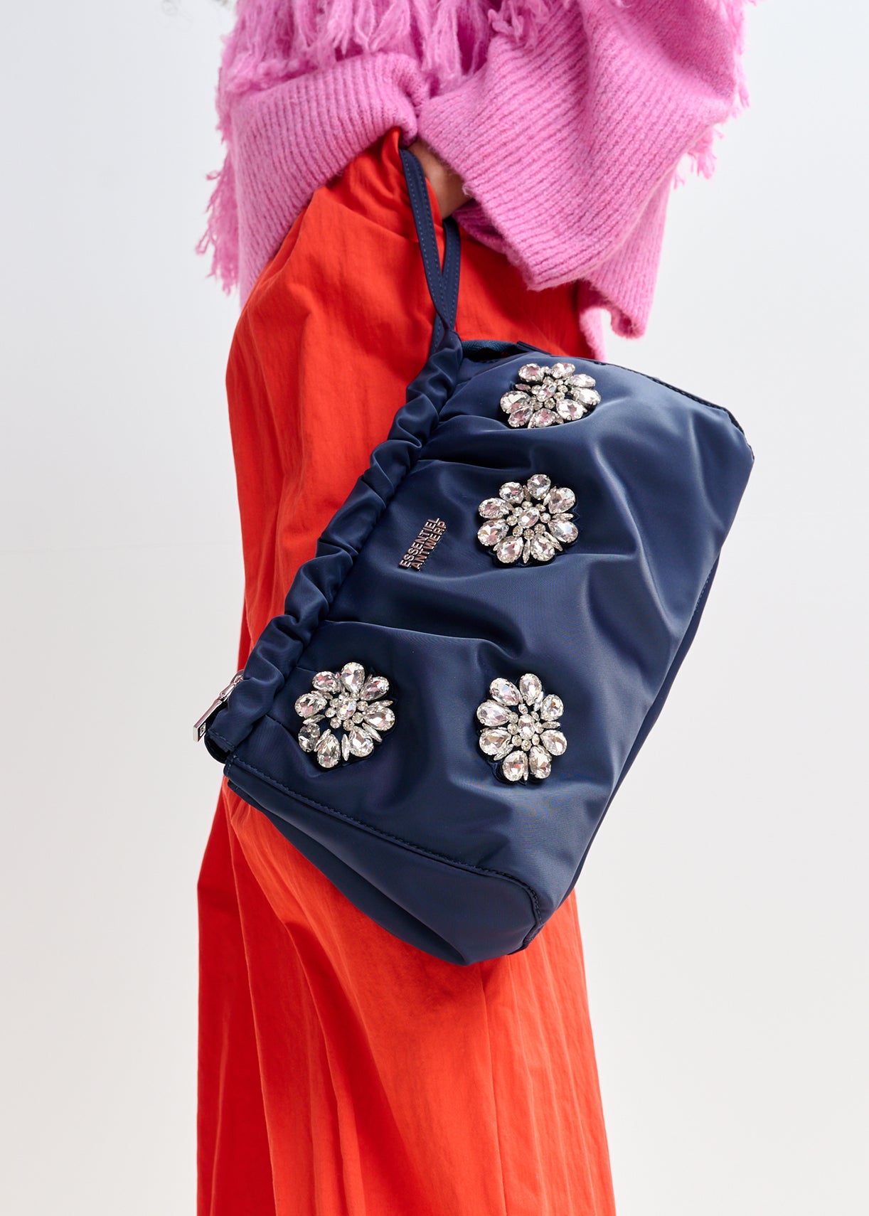 Essentiel Antwerp - Jimone Embroidered Satin Pouch