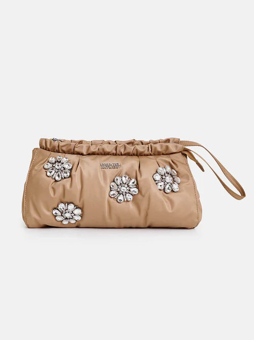 Essentiel Antwerp - Jimone Embroidered Satin Pouch