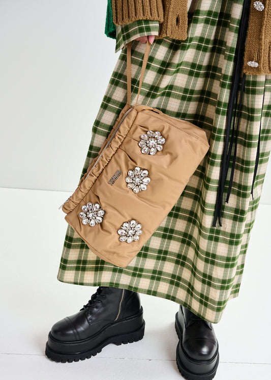 Essentiel Antwerp - Jimone Embroidered Satin Pouch