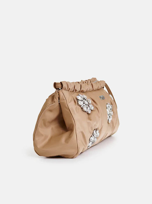 Essentiel Antwerp - Jimone Embroidered Satin Pouch