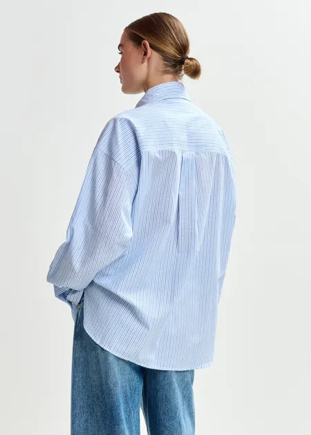 Essentiel Antwerp - Jomeke Oversized Striped Embellished Shirt