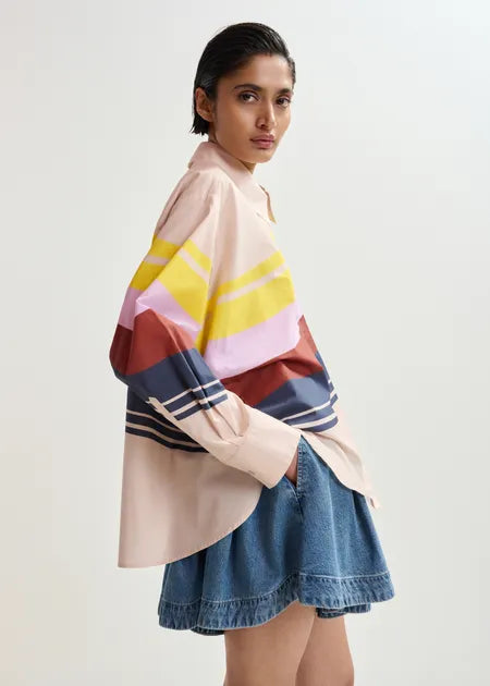 Essentiel Antwerp - Joppy Oversized Multicoloured Shirt