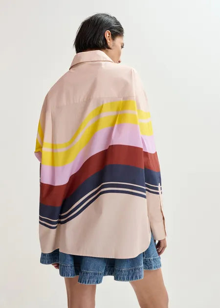 Essentiel Antwerp - Joppy Oversized Multicoloured Shirt