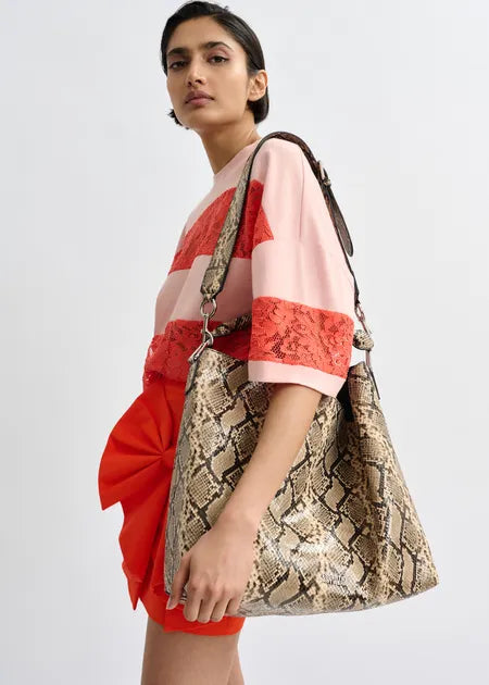 Essentiel Antwerp - Joran Glossy Print Shopper Bag
