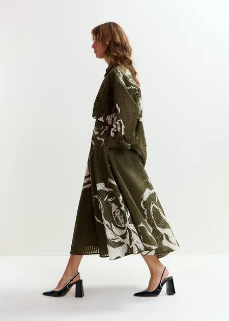 Essentiel Antwerp - Jorange Oversized Sheer Printed Shirt