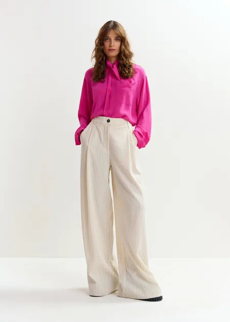 Essentiel Antwerp - Jordana Oversized Tie Collar Shirt