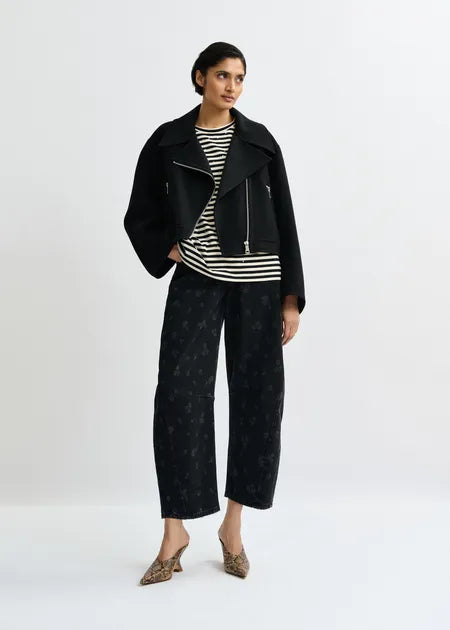 Essentiel Antwerp - Joste Rhinestone Striped T-Shirt