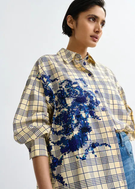 Essentiel Antwerp - Jubilee Checked Oversized Shirt
