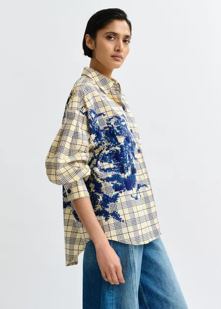 Essentiel Antwerp - Jubilee Checked Oversized Shirt