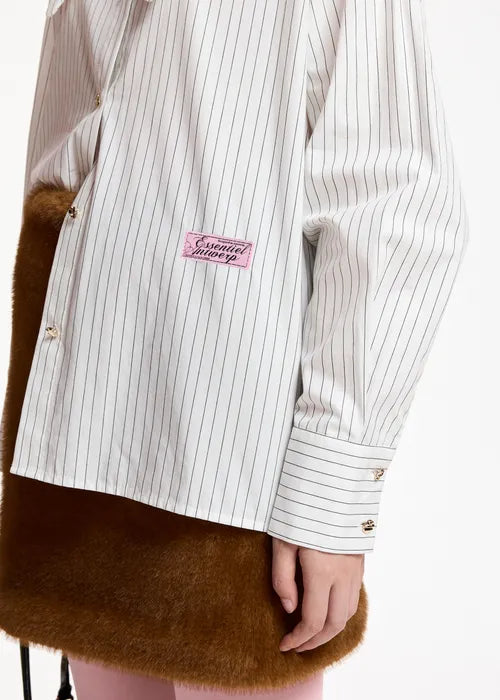 Essentiel Antwerp - Kacao Tied Collar Shirt