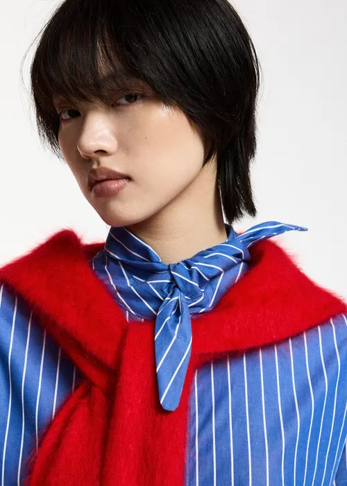 Essentiel Antwerp - Kacao Tied Collar Shirt