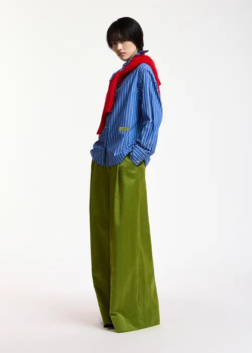 Essentiel Antwerp - Kacao Tied Collar Shirt
