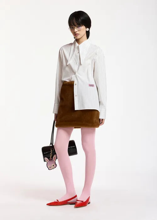 Essentiel Antwerp - Kacao Tied Collar Shirt