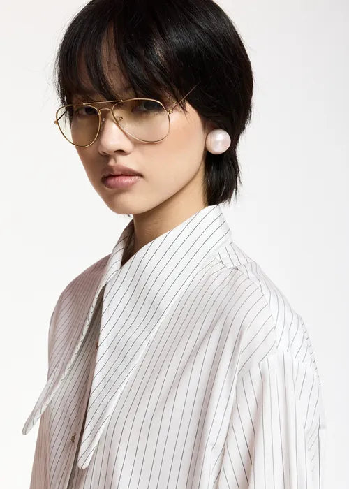 Essentiel Antwerp - Kacao Tied Collar Shirt