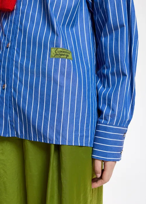 Essentiel Antwerp - Kacao Tied Collar Shirt