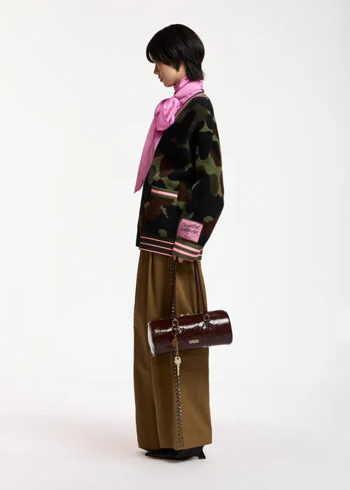 Essentiel Antwerp - Kamoo Camo Jacquard Cardigan