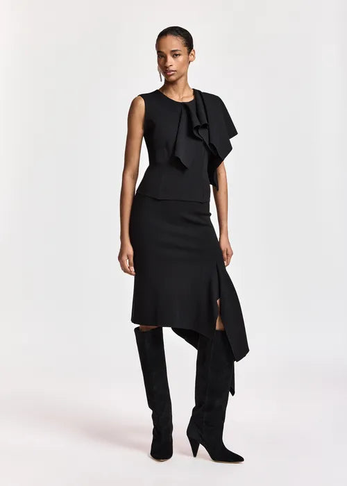 Essentiel Antwerp - Kap Draped Asymmetrical Skirt