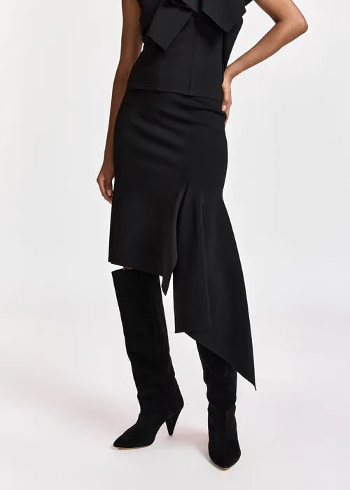 Essentiel Antwerp - Kap Draped Asymmetrical Skirt