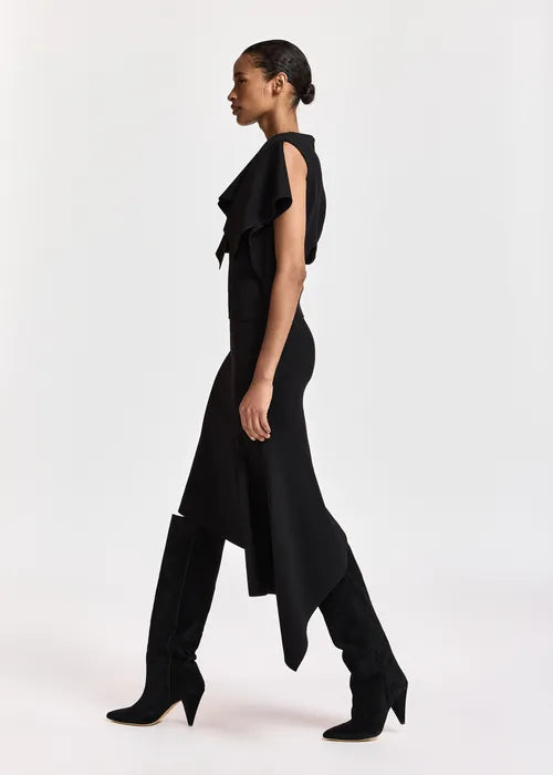 Essentiel Antwerp - Kap Draped Asymmetrical Skirt
