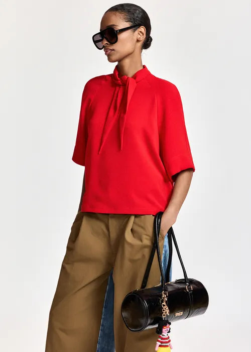 Essentiel Antwerp - Kassie Neck Tie T-Shirt