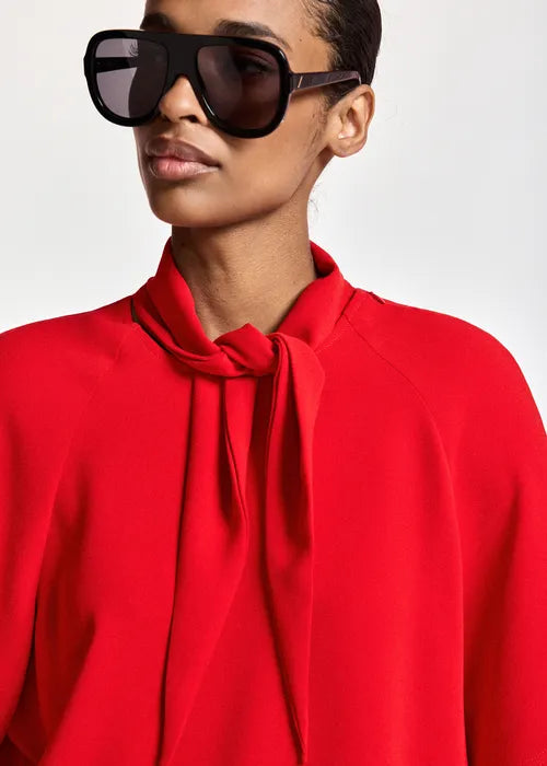Essentiel Antwerp - Kassie Neck Tie T-Shirt