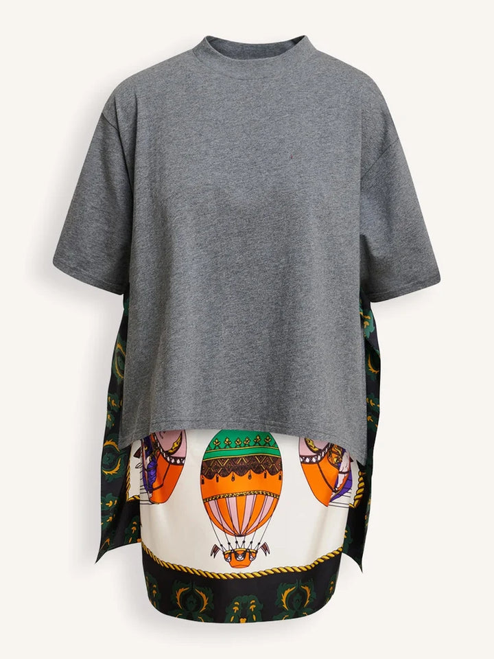 Essentiel Antwerp - Kassis T-Shirt With Silk Scarf Back