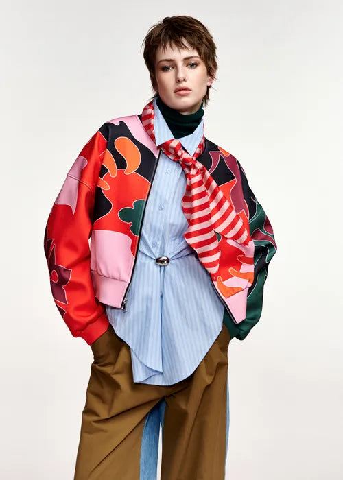 Essentiel Antwerp - Kiva Printed Bomber Jacket
