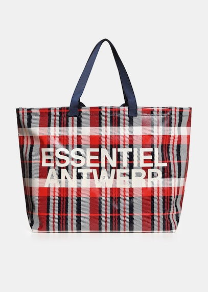 Essentiel Antwerp - Konfirm Checked Shopper Bag