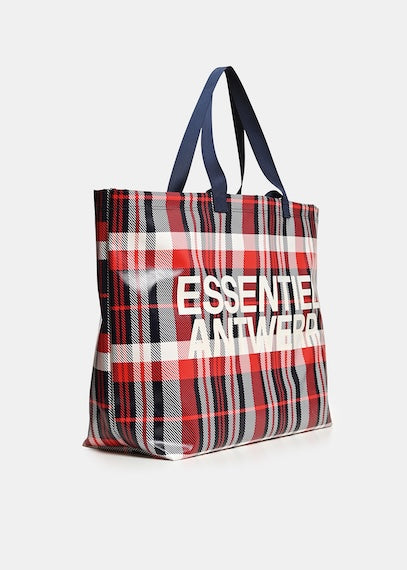 Essentiel Antwerp - Konfirm Checked Shopper Bag