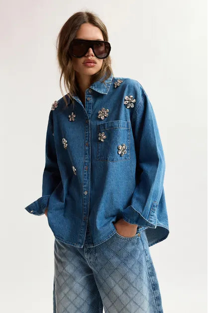 Essentiel Antwerp - Konnection Rhinstone Shirt