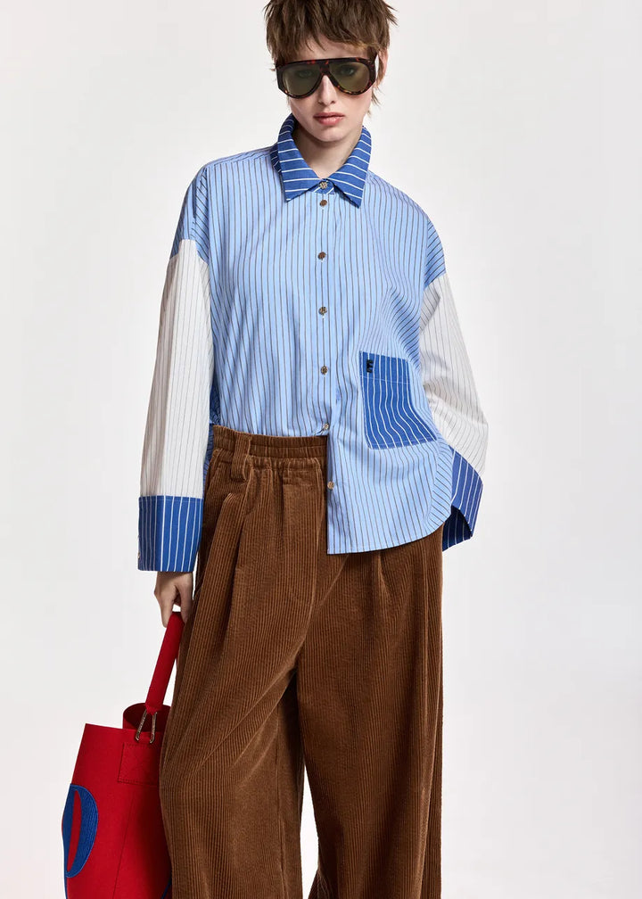 Essentiel Antwerp - Kovid Fabric Mixed Shirt