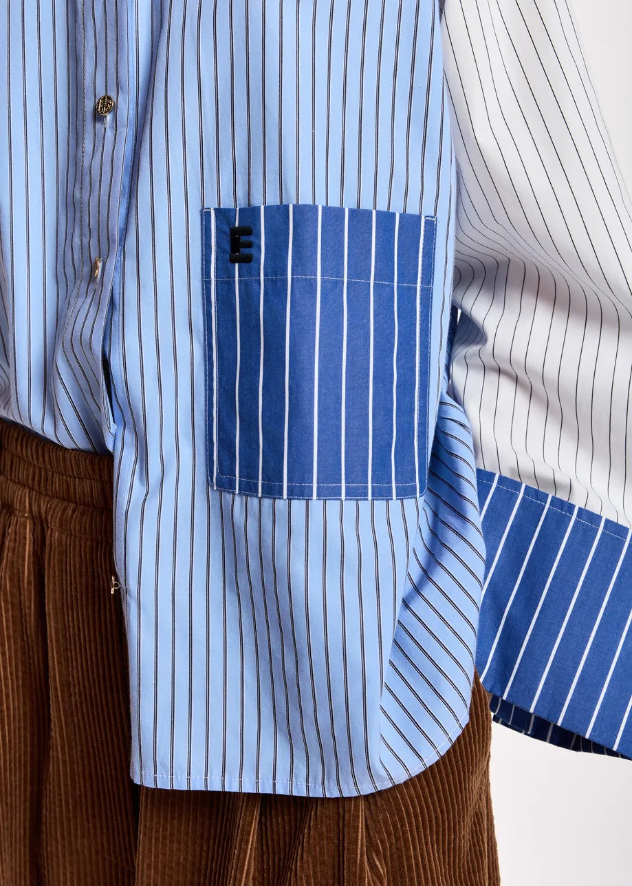 Essentiel Antwerp - Kovid Fabric Mixed Shirt