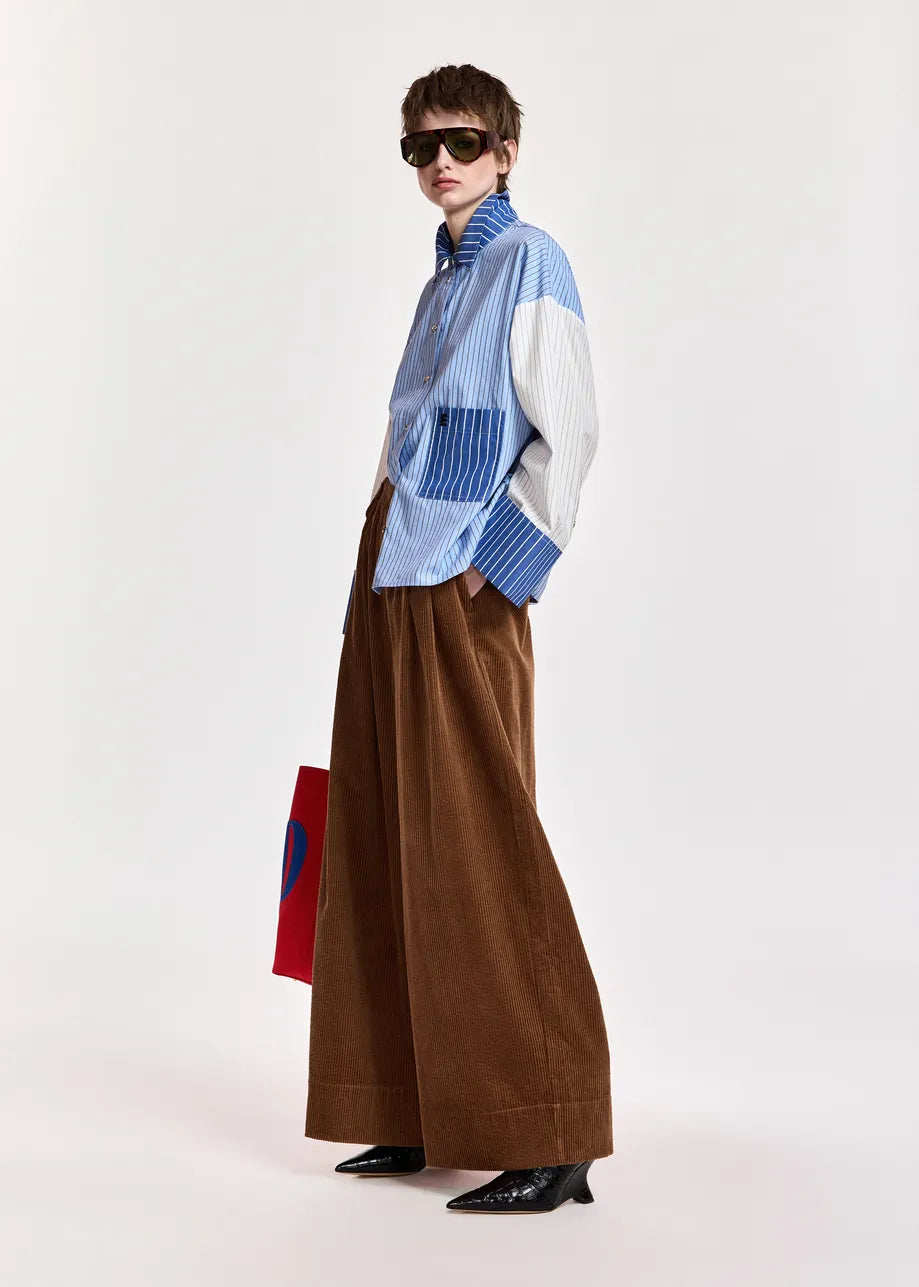 Essentiel Antwerp - Kovid Fabric Mixed Shirt