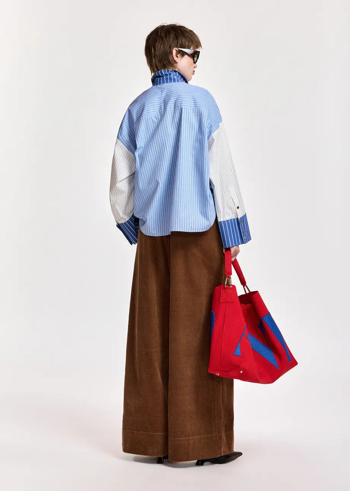 Essentiel Antwerp - Kovid Fabric Mixed Shirt