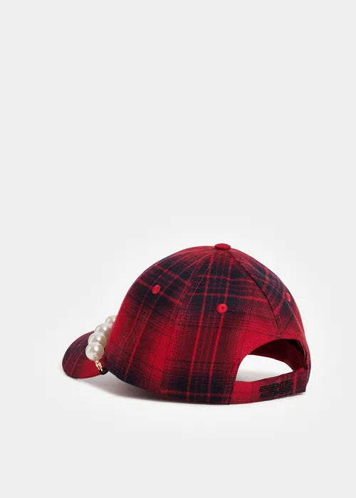 Essentiel Antwerp - Kross Checked Baseball Cap
