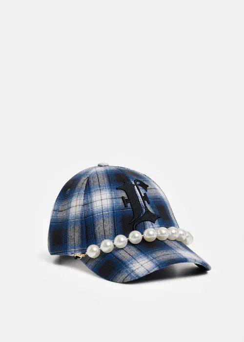Essentiel Antwerp - Kross Checked Baseball Cap