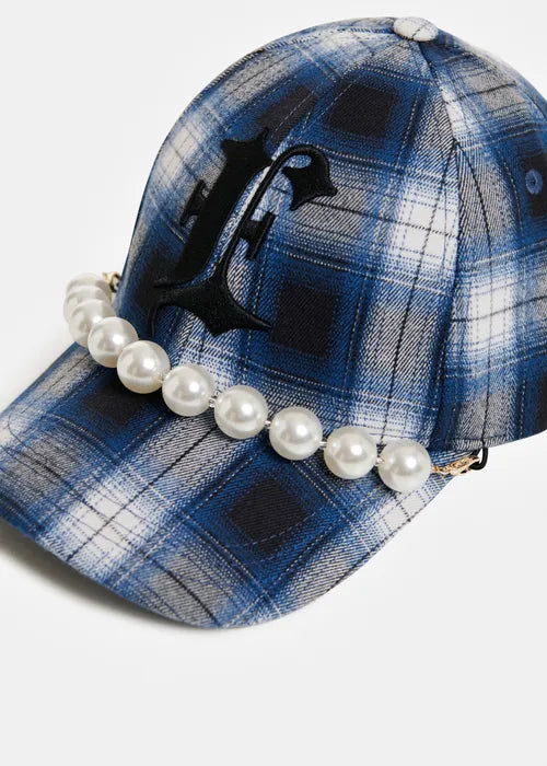 Essentiel Antwerp - Kross Checked Baseball Cap
