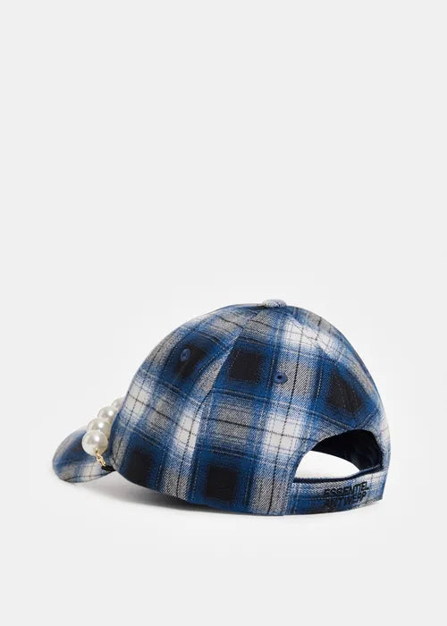 Essentiel Antwerp - Kross Checked Baseball Cap