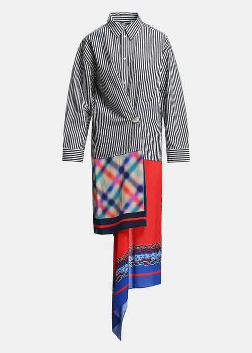 Essentiel Antwerp - Krystal Long Shirt with Scarf
