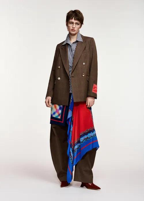 Essentiel Antwerp - Krystal Long Shirt with Scarf