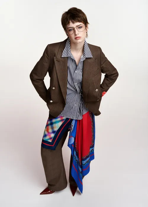 Essentiel Antwerp - Krystal Long Shirt with Scarf