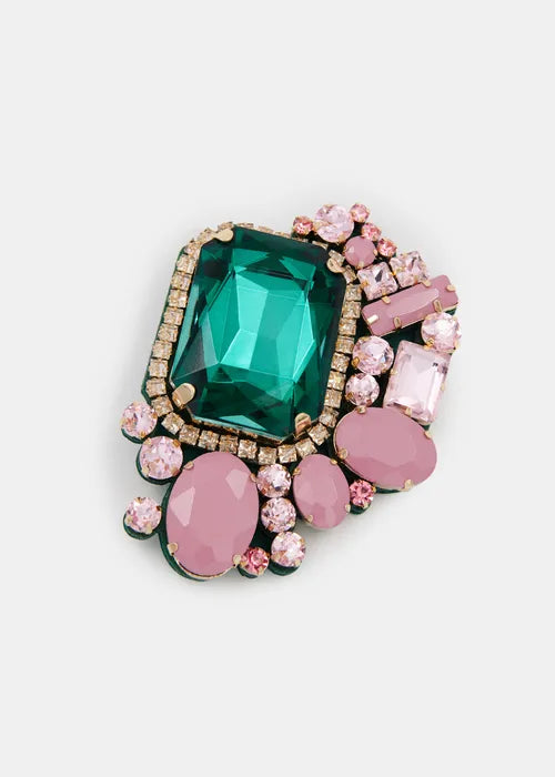 Essentiel Antwerp - Kube Gemstone Cluster Brooch