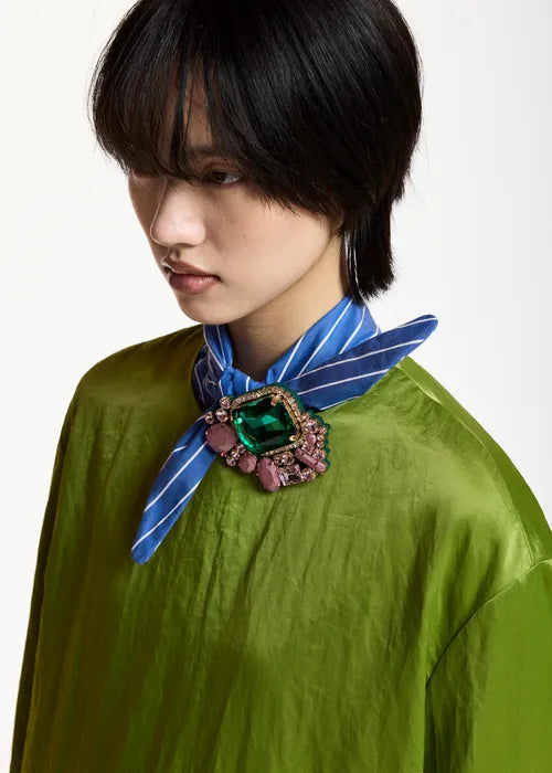 Essentiel Antwerp - Kube Gemstone Cluster Brooch