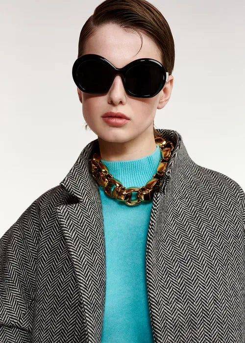 Essentiel Antwerp - Kurve Gold-tone Chain Necklace