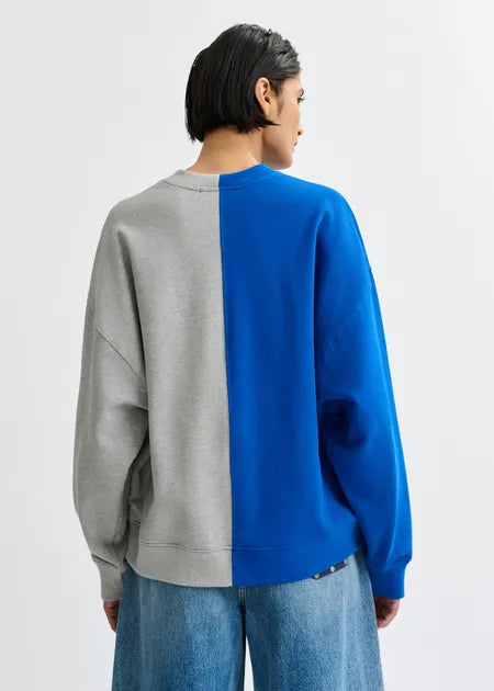 Essentiel Antwerp - Split Panel Appliqued Sweatshirt