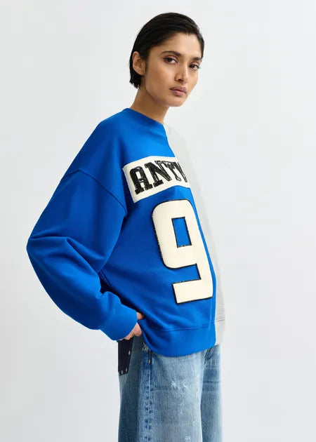 Essentiel Antwerp - Split Panel Appliqued Sweatshirt